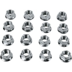 Piuliță 10MM X 1.25MM 16 buc. plată cromată lustruită ALTE 952-27K Piuliță 10MM X 1.25MM 16 buc. plată cromată lustruită ALTE 952-27K