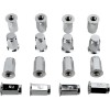 Piuliță 10MM X 1.25MM 16 buc. plată cromată lustruită ALTE 952-83K