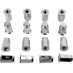 Piuliță 10MM X 1.25MM 16 buc. plată cromată lustruită ALTE 952-83K Piuliță 10MM X 1.25MM 16 buc. plată cromată lustruită ALTE 952-83K thumb