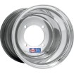Roată spate BLUE LABEL 9X8 4/115 3+5 din aluminiu presat cu margine standard, argintiu lustruit ALTE 007-04 thumb