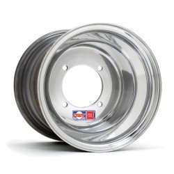 Roată spate RED LABEL 10X8 4/100 4+4 din aluminiu laminat cu jantă argintie lustruită ALTELE Z1000-883