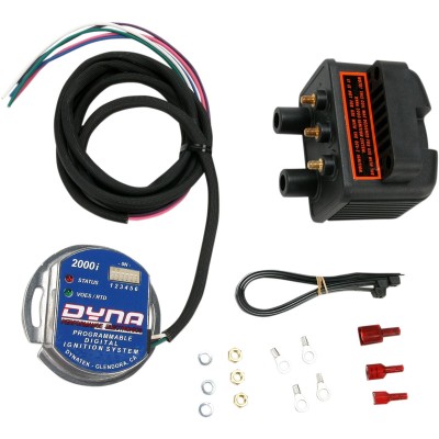 Set electronic de aprindere DYNATEK DYNA 2000I cu 2x bobine TWIN-FIRE SINGLE-FIRE/SINGLE-PLUG DYNATEK D2KI-5P