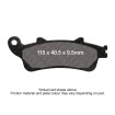 Plăcuță de frână carbon scooter EBC SFAC281 Plăcuță de frână carbon scooter EBC SFAC281 thumb
