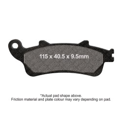 Plăcuță de frână carbon scooter EBC SFAC281