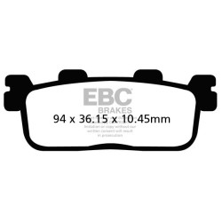 Plăcuță de frână carbon scooter EBC SFAC607 Plăcuță de frână carbon scooter EBC SFAC607