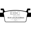 Plăcuțe de frână carbon scooter EBC SFAC719 Plăcuțe de frână carbon scooter EBC SFAC719 thumb