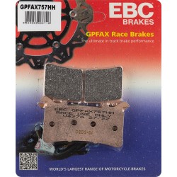 Plăcuță de frână GPFA sinter rac EBC GPFAX757HH Plăcuță de frână GPFA sinter rac EBC GPFAX757HH