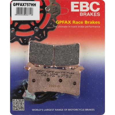 Plăcuță de frână GPFA sinter rac EBC GPFAX757HH