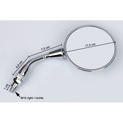 Oglindă MOTO GUZZI dreapta crom EMGO 20-25131