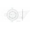 Pinion spate 47T 520 ESJOT 50-32050-47 thumb