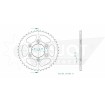 Pinion spate 43T 530 ESJOT 50-35064-43 Pinion spate 43T 530 ESJOT 50-35064-43 thumb