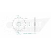 Pinion față 16T 520 ESJOT 50-32006-16 thumb