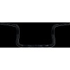 Vârf rotund H-bar negru 1.25