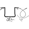 Set ghidon cablat EZ Install - 1-1/4