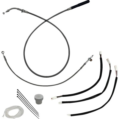 Kit de montaj FLHX/SE 23-24 împletit pentru ghidon de 11 Kit de montaj FLHX/SE 23-24 împletit pentru ghidon de 11