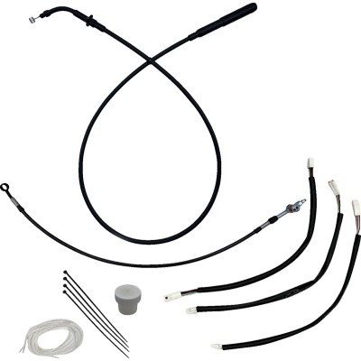 Kit de instalare FLHX/SE 23-24 negru pentru ghidon de 11