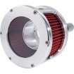 Filtru de aer - BA Race Series - netratat - capac transparent - roșu - M8 FEULING PARTS 5422 thumb