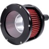 Filtru de aer - BA Race Series - negru - capac transparent - roșu - M8 FEULING PARTS 5424