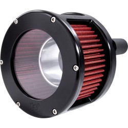 Filtru de aer - BA Race Series - negru - capac transparent - roșu - M8 FEULING PARTS 5424 Filtru de aer - BA Race Series - negru - capac transparent - roșu - M8 FEULING PARTS 5424