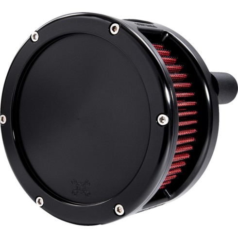 Filtru de aer - Seria BA - negru - capac solid - roșu - M8 FEULING PARTS 5433