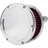 Filtru de aer - Seria BA - crom - capac solid - roșu - M8 FEULING PARTS 5437