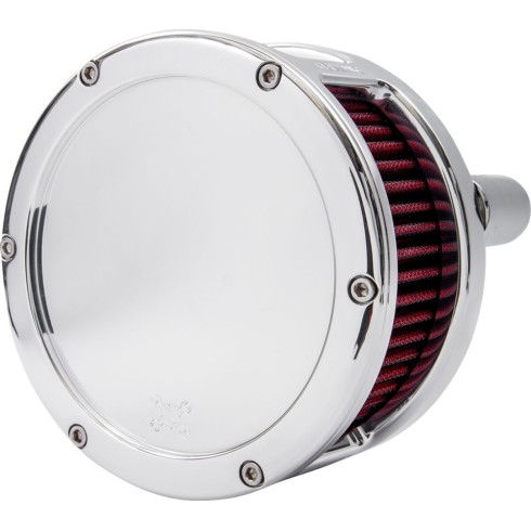 Filtru de aer - Seria BA - crom - capac solid - roșu - M8 FEULING PARTS 5437