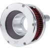 Filtru de aer - Seria BA - crom - capac transparent - roșu - M8 FEULING PARTS 5438