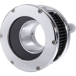 Filtru de aer - Seria BA - crom - capac transparent - negru - M8 FEULING PARTS 5538 Filtru de aer - Seria BA - crom - capac transparent - negru - M8 FEULING PARTS 5538
