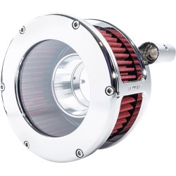 Filtru de aer BA clear cover chrome/red 99-17 TC FEULING PARTS 5448 Filtru de aer BA clear cover chrome/red 99-17 TC FEULING PARTS 5448