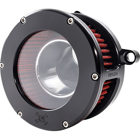 Filtru de aer BA clear cover black/red M8 VVT FEULING PARTS 5474