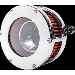 Filtru de aer BA clear cover chrome/red M8 VVT FEULING PARTS 5478 Filtru de aer BA clear cover chrome/red M8 VVT FEULING PARTS 5478