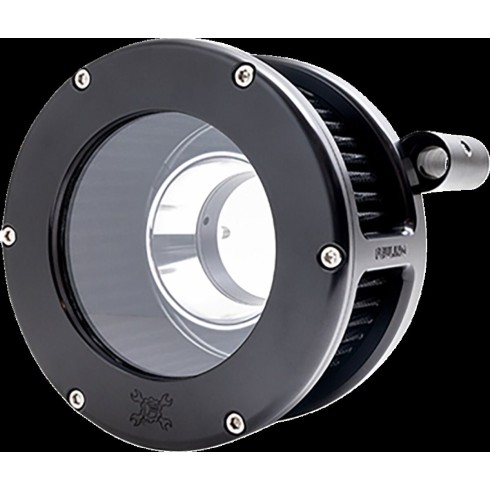Filtru de aer BA clear cover black/black 99-17 TC DYNA FEULING PARTS 5544