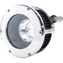 Filtru de aer BA clear cover chrome/negru 99-17 TC DYNA FEULING PARTS 5548 Filtru de aer BA clear cover chrome/negru 99-17 TC DYNA FEULING PARTS 5548