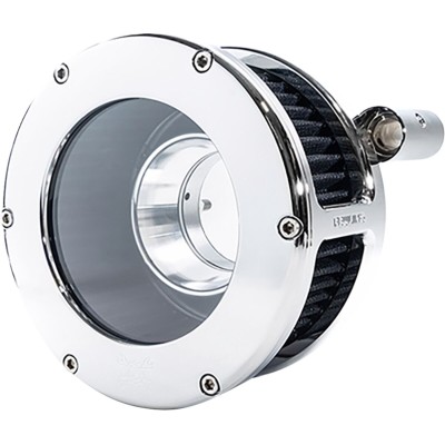 Filtru de aer BA clear cover chrome/negru 99-17 TC DYNA FEULING PARTS 5548 Filtru de aer BA clear cover chrome/negru 99-17 TC DYNA FEULING PARTS 5548
