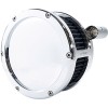 Filtru de aer BA solid cover chrome/negru 93-99 EVO BT FEULING PARTS 5567