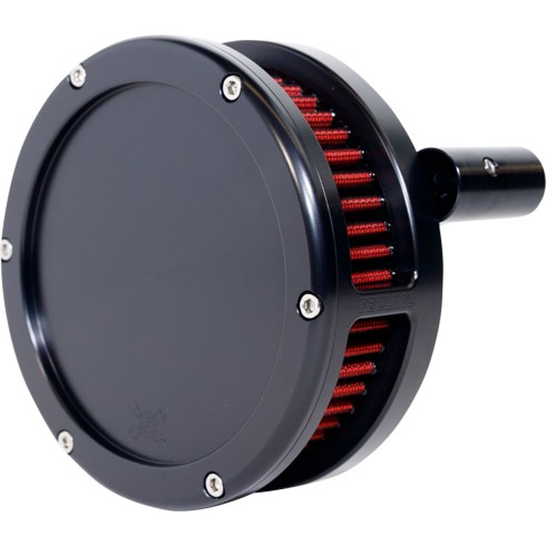 Filtru de aer BA slim solid cover negru/roșu 93-99 EVO FEULING PARTS 5463-S