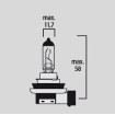Bec halogen pentru far H11 12V 55W PGJ19-2 ALTELE 2110 thumb