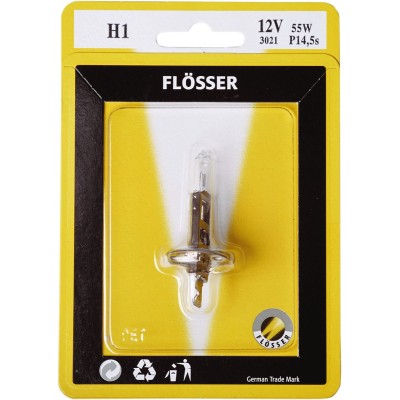 Bec halogen pentru far H1 12V 55W P14,5S ALTELE 3021 Bec halogen pentru far H1 12V 55W P14,5S ALTELE 3021