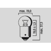 Bec 12V 21W BA15S glob rotund 10PK ALTE 4071 Bec 12V 21W BA15S glob rotund 10PK ALTE 4071 thumb
