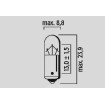 Bec cu filament unic T4W 12V 4W BA9S 10PK ALTE 4088 Bec cu filament unic T4W 12V 4W BA9S 10PK ALTE 4088 thumb