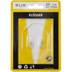 Bec sticlă cu pană 12V 2W T5 W2X4,6D 10PK ALTE 4391