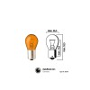 Bec cu filament unic 12V PY21W BAU15S chihlimbar 10PK ALTE 667107