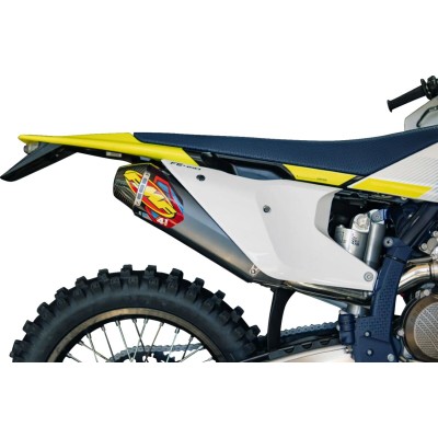 Tobă de eșapament slip-on Factory 4.1 RCT cu capac din carbon - aluminiu - KX 250 F FMF 042411