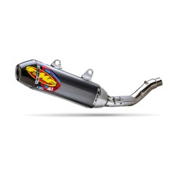 Tobă de eșapament din aluminiu/inox FACTORY 4.1 RCT cu capăt din carbon FMF 045699