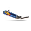 Tobă slip-on FACTORY 4.1 RCT din titan cu capac albastru din carbon FMF 044486