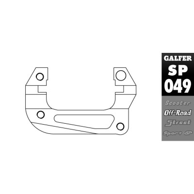 Adaptor pentru mutarea etrierului de frână GALFER SP049 Adaptor pentru mutarea etrierului de frână GALFER SP049