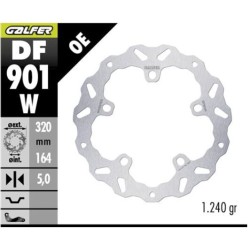 Disc frână fixed wave GALFER DF901W Disc frână fixed wave GALFER DF901W