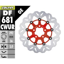 Disc de frână flotant wave GALFER DF681CWUR Disc de frână flotant wave GALFER DF681CWUR