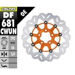 Disc de frână flotant wave GALFER DF681CWUN Disc de frână flotant wave GALFER DF681CWUN