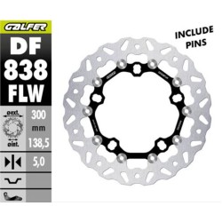 Disc de frână flotant wave GALFER DF838FLW Disc de frână flotant wave GALFER DF838FLW